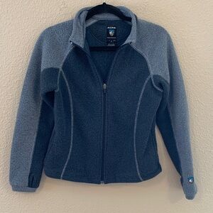 Kuhl Women's Alfpaca Fleece Jacket sz S outdoor hiking camping base layer warm *